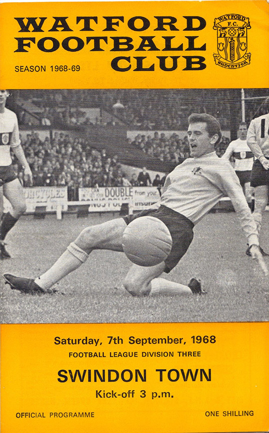 <b>Saturday, September 7, 1968</b><br />vs. Watford (Away)